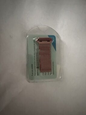 Rose Gold Mesh Apple Watch Style Band